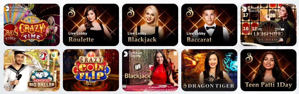Juegos de casino en vivo LEAGUE OF SLOTS CASINO