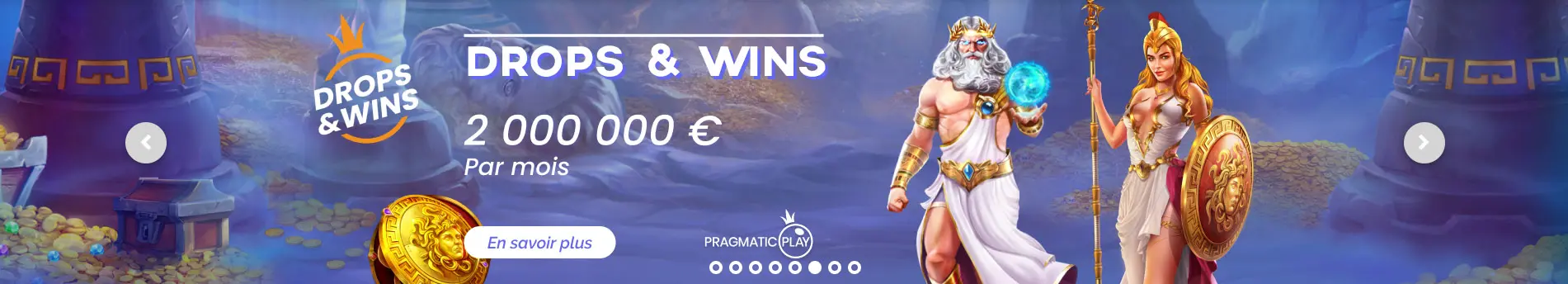 Drop and Wins LEAGUE OF SLOTS CASINO